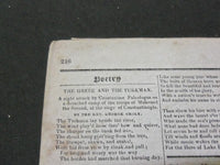 1826 DECEMBER 20 NATIONAL AEGIS NEWSPAPER - WORCESTER MASSACHUSETTS - NP 1476