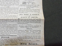 1826 DECEMBER 20 NATIONAL AEGIS NEWSPAPER - WORCESTER MASSACHUSETTS - NP 1476
