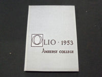 1953 THE OLIO AMHERST COLLEGE YEARBOOK - MASSACHUSETTS - GREAT PHOTOS - YB 309