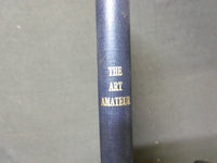 1895-1896 ART AMATEUR MAGAZINE BOUND VOLUME - GREAT ILLUSTRATIONS - KD 3050