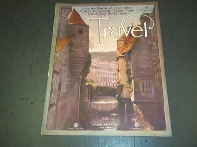 1912 AUGUST THE TRAVEL MAGAZINE - IN QUIMPER FRANCE - II 2422