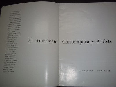 1959 31 AMERICAN CONTEMPORARY ARTISTS CATALOG - ACA GALLERY - II 8038