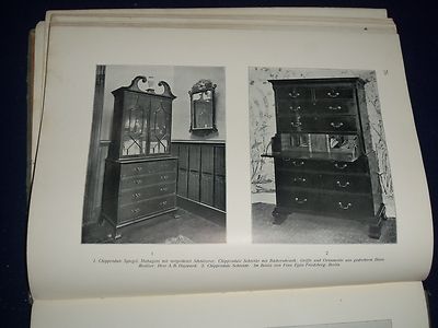 1900'S MOBEL UND RAUMKUNST IN ENGLAND VON 1680-1800 - GERMAN - PHOTOS - KD 1336