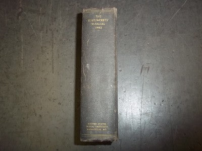 1943 THE UNITED STATES NAVY BLUEJACKETS' MANUAL 11TH EDITION - KD 929