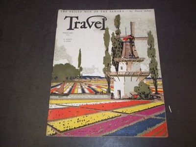 1932 FEBRUARY THE TRAVEL MAGAZINE - TULIP BEDS IN HOLLAND - II 2286