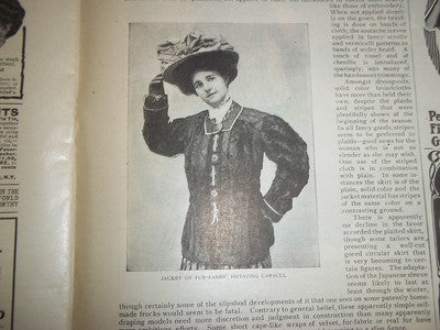 1907 NOVEMBER THE LADIES' WORLD MAGAZINE - GREAT PHOTOS AND ADS - SP 3006
