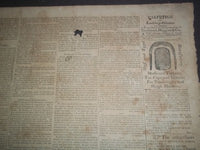 1816-1817 COLUMBIAN REGISTER NEWSPAPER LOT OF 6 - MADISON & CLAY - CT - NP 1454