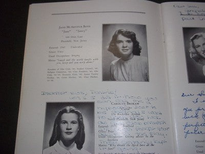1948 TEMPORA ET MORES HARTRIDGE GIRLS SCHOOL YEARBOOK NEW JERSEY - YB 635