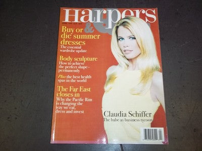 1996 APRIL HARPERS AND QUEEN UK MAGAZINE - CLAUDIA SCHIFFER - II 4567
