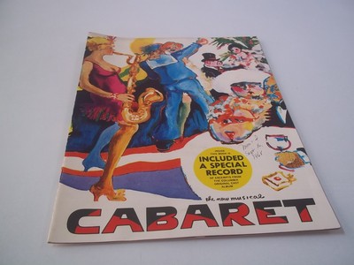 1968 CABARET PROGRAM STARRING JILL HAWORTH & JACK GILFORD LOTTE LENYA - II 1505