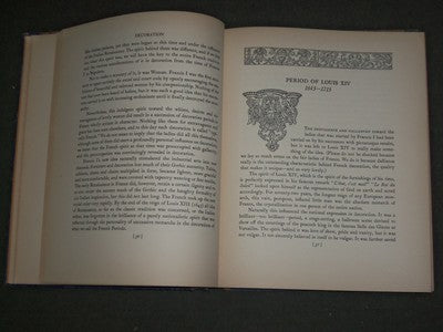 1934 DECORATION PAST PRESENT & FUTURE BOOK BY LOCKWOOD - ILLUSTRATIONS - KD 1124