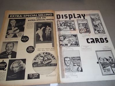 1934 SHE LOVES ME NOT MOVIE PRESS BOOK STARS BING CROSBY & MIRIAM HOPKINS - P 47