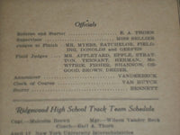 1920 APRIL 29-30 RIDGEWOOD PUBLIC SCHOOLS ANNUAL TRACK & FIELD MEET - J 5532