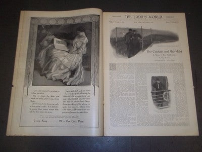 1907 NOVEMBER THE LADIES' WORLD MAGAZINE - GREAT PHOTOS AND ADS - SP 3006