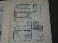 1907-08 ACADEMY ARCHITECTURE & ARCHITECTURAL REVIEW BOOK LOT OF 2 - KD 1125