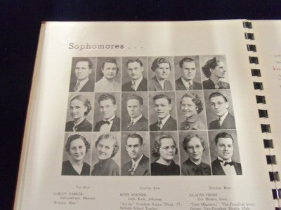 1938 UNION COLLEGE YEARBOOK - GOLDEN CORDS - LINCOLN NEBRASKA - YB 194