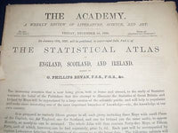 1880 THE ACADEMY WEEKLY REVIEW OF LITERATURE LOT OF 51 ISSUES - LONDON - O 2222