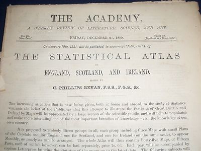 1880 THE ACADEMY WEEKLY REVIEW OF LITERATURE LOT OF 51 ISSUES - LONDON - O 2222