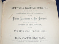 1873 SETTING & WORKING RETORTS 7TH ANNUAL SESSION - MONTREAL - PLATES - J 5534