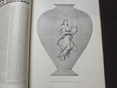 1899-1900 ART AMATEUR MAGAZINE BOUND VOLUME - GREAT ILLUSTRATIONS - KD 3048