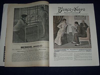 1914 DECEMBER 13 BLANCO Y NEGRO SPANISH MAGAZINE - ILLUSTRATIONS & ADS - J 1502