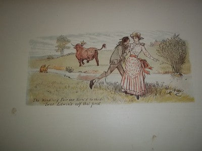 1888 LAST GRAPHIC PICTURES BOOK- RANDOLPH CALDECOTT- COLOR ILLUSTRATIONS- KD 999