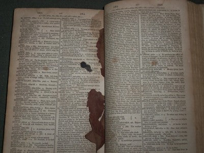 1825 A CRITICAL PRONOUNCING DICTIONARY EXPOSITOR OF ENGLISH LANGUAGE - KD 1080