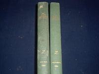 1944 OIL PAINT AND DRUG REPORTER BOUND VOLUME LOT OF 2 - GREAT ADS - KD 3408