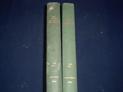 1944 OIL PAINT AND DRUG REPORTER BOUND VOLUME LOT OF 2 - GREAT ADS - KD 3408