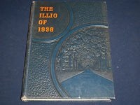 1938 THE ILLIO UNIVERSITY OF ILLINOIS YEARBOOK - THOMAS MURPHY- PHOTOS - YB 154