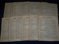 1880 THE ACADEMY WEEKLY REVIEW OF LITERATURE LOT OF 51 ISSUES - LONDON - O 2222