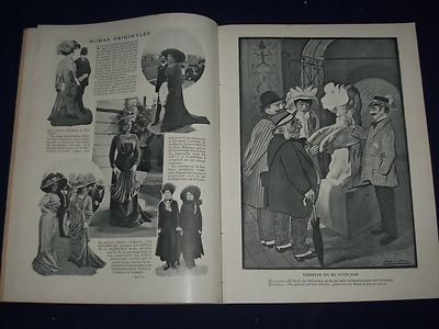 1908 OCTOBER 17 BLANCO Y NEGRO SPANISH MAGAZINE - ILLUSTRATIONS & ADS - J 1495