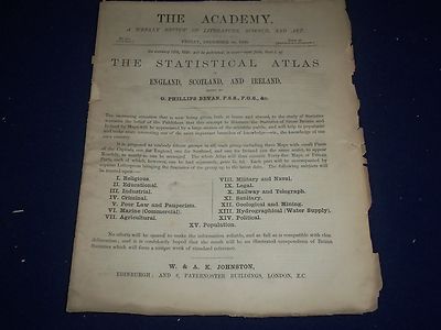 1880 THE ACADEMY WEEKLY REVIEW OF LITERATURE LOT OF 51 ISSUES - LONDON - O 2222