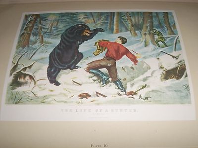 1942 CURRIER AND IVES PRINTMAKERS AMERICAN PEOPLE BOOK - GREAT PLATES - KD 1033