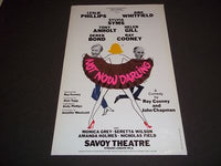 1980 NOT NOW DARLING SAVOY THEATER POSTER LESLIE PHILLIPS JUNE WHITFIELD - P 206