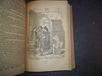 1840'S-1860'S NOVEL BY WILLIAM MAKEPEACE THACKERAY BOUND VOLUME LOT OF 8- KD 928