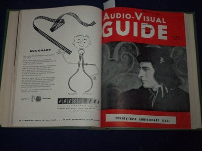 1955 SEP-1956 JUNE AUDIO-VISUAL GUIDE VOLUME NO. 22 - OLIVIER - BURTON - KD 1167