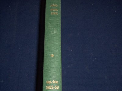 1952 SEP-1953 JUNE AUDIO-VISUAL GUIDE VOL NO. 19 - ELIZABETH - MASON - KD 1028
