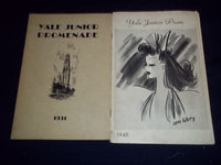 1931-1942 YALE PROM PROGRAM LOT 5 DIFFERENT - GREAT PHOTOS & ADS - O 1656