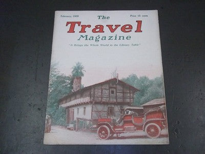 1909 FEBRUARY THE TRAVEL MAGAZINE - CHALET IN CALIFORNIA - II 2078