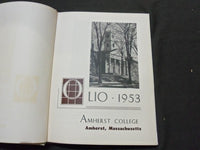 1953 THE OLIO AMHERST COLLEGE YEARBOOK - MASSACHUSETTS - GREAT PHOTOS - YB 309