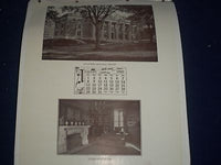 1920 AMHERST COLLEGE CALENDAR - LEATHER COVER - GREAT SPORT PHOTOS - II 9546