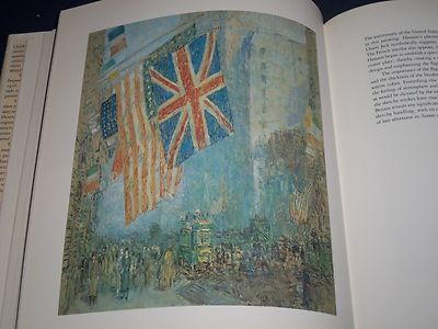 1988 THE FLAG PAINTINGS OF CHILDE HASSAN HARDCOVER BOOK BY ILENE FORT - KD 1602