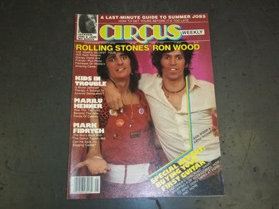 1979 JUNE 12 CIRCUS MAGAZINE - RON WOOD - KEITH RICHARDS - II 4389