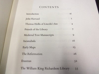 1967 HOUGHTON LIBRARY BOOK - BOOKS & MANUSCRIPS IN HARVARD COLLECTION - KD 794M
