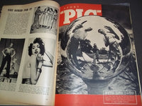 1939 OCT 17 PIC MAGAZINE - DENISE, JOHNNY TIGER AND MAUREEN O'HARA - II 7448