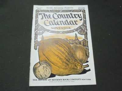 1904 NOVEMBER COUNTRY CALENDAR MAGAZINE 2ND ADVERTISING PROSPECTUS - II 4267