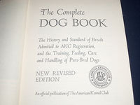 1964 THE COMPLETE DOG BOOK NEW REVISED EDITIION - KENNEL CLUB - PHOTOS - KD 926R