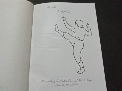 1947 THIEL COLLEGE YEARBOOK - THE ENDYMION - GREENVILLE PENNSYLVANIA - YB 609