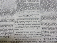 1819 BOSTON DAILY ADVERTISER NEWSPAPER LOT OF 4 DIFFERENT - NP 1478